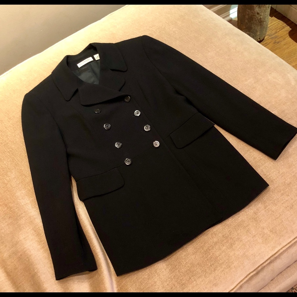 Vintage Ann Taylor Double Breasted Fully Lined Bl… - image 3